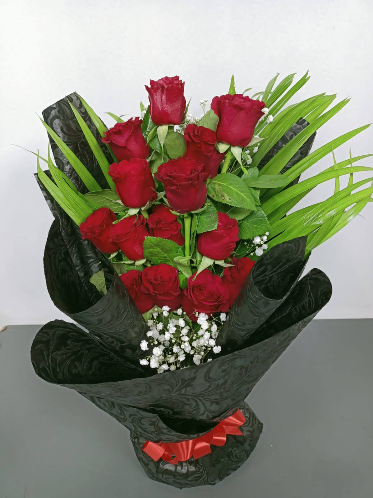 12 Fresh Red Rose Bouquet product image