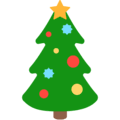 Used for various content concerning the christmas holiday and season as well as for wintertime more generally. Christmas Tree Emoji