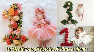 These are the ideas are top. 1 Month Baby Photoshoot Ideas At Home Monthly Baby Photoshoot At Home 1st Month Youtube