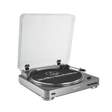 Amazon Com Audio Technica At Lp60 Fully Automatic Stereo Turntable System Silver Musical Instruments Audio Technica Turntable Stereo Turntable Usb Turntable