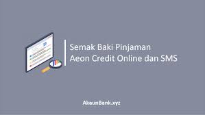 Jangan biarkan hutang kad kredit membuat beg pecah. Semak Baki Pinjaman Aeon Credit Online Dan Sms