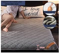 Yangliyu Mattress Topper Soft Mattress 6cm 10cm Thickness Sleep Comfort Foam Topper Super Soft Knit Cotton Double L Soft Mattress Soft Knits Sleep Comfortably