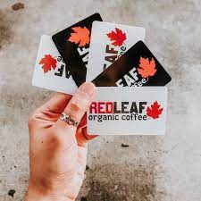 Hot coffee iced coffee red eye americano iced americano espresso shot hot tea iced tea sweet tea iced tea lemonade. Red Leaf Gift Card Red Leaf Organic Coffee
