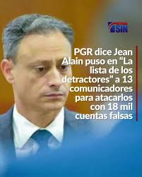 Nacionales.- Para posicionarse políticamente e #influenciar en los  ciudadanos dominicanos a través de #tendencias que generaron en su favor de  Jean Alain, el principal imputado en la operación Medusa se crearon un