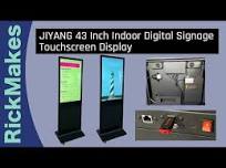 JIYANG 43 Inch Indoor Digital Signage Touchscreen Display