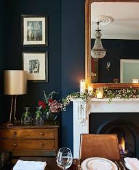 However, if paired with the right shade and proportions, these two colors are. Deep Blue Walls In Littlegreenepaintcompany S Basalt Absolute Matt Emulsion Make A Good Foil For Brown Furniture Ad Blue Living Room Room Colors Home Decor