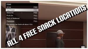 How To Eat Snacks In Gta 5 - Quora
