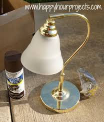 Thrift Lamp Re Vamp With Martha Stewart Glass Paints Happy Hour Projects