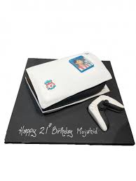A variety of birthday cakes and cupcakes designed especially for children! Playstation 4 Birthday Cake