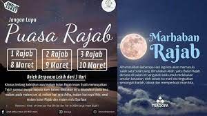 Hukum puasa bulan rajab adalah sunah. Dosa Dosa Besar Pengumuman Penting Besok Pada Hari Jumat 8 3 2019 Kalender Hijriyah Akan Mulai Memasuki Bulan Rajab Bulan Ini Menjadi Salah Satu Bulan Suci Selain Bulan Ramadhan Karena Pada Bulan Rajab Rasulullah Saw