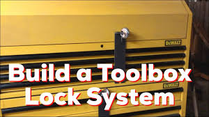 I'll show you how to build a wooden tool box. Build A Toolbox Lock System For A Dewalt Tool Chest How To Diy Youtube