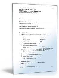 15 kaufvertrag garten vordruck layout briefumschlag. Kfz Kaufvertrag Gewerblicher Verkauf De Vertrag Download