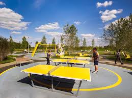 Color And Pattern In Urban Parks Landscape Architecture Design Parking Design Urban Park