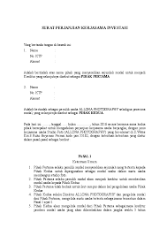 Doc Surat Perjanjian Kerjasama Mou Allona Allona Creative Academia Edu