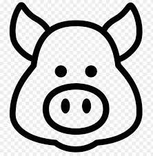 Find & download free graphic resources for pig. Large Size Of How To Draw A Realistic Pig Face Peppa Pig Head Black And White Png Image With Transparent Background Toppng