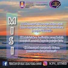 Misi perusahaan adalah tujuan dan alasan mengapa perusahaan itu ada. Persatuan Seni Silat Cekak Pusaka Hanafi Uitm Kota Bharu Facebook