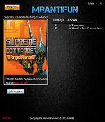 The second official patch for supreme commander: Supreme Commander Forged Alliance Trainer Cheat Happens Supreme And Everybody