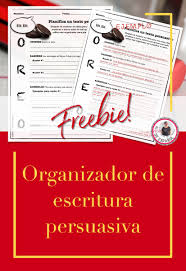 Organizador De Escritura Persuasiva Oreo Gratis En Espanol Spanish Freebie Persuasive Writing Organi Persuasive Writing Spanish Writing Informational Writing