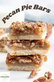 Pecan Pie Bars Recipe In 2021 Pecan Pie Bars Frozen Dessert Recipe Pecan Recipes