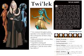 Twi Lek Star Wars Rpg Races Force And Destiny Fantasy Flight Games Star Wars Rpg Star Wars Species Star Wars Facts
