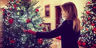 Christmas at the white house. Melania Trump Reveals 2018 White House Christmas Decorations