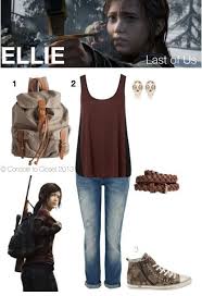 Inspired By Ellie From The Last Of Us Clothing Inspired By Video Game Characters Like Disneybound But For Gamer Gir Modestil Coole Outfits Kleidung Entwerfen