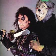 He S Back The Man Behind The Mask Alice Cooper Alice Jason Alice Cooper Jason Voorhees Horror