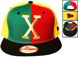 Malcolmx X Neweracustom Rastafari Colors Snapback 34 Rocknjock Exclusive 30 In Print Rastafari Cap Hats