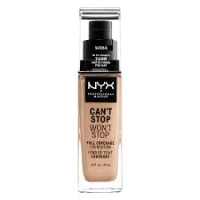 Les fonds de teint, on les aime, on les adore. Can T Stop Won T Stop Full Coverage Foundation Nyx Professional Makeup