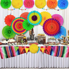 New users enjoy 60% off. 12 Pieces Mexican Table Centerpiece Cinco De Mayo Fiesta Table Decorations Colorful Honeycomb Paper Fan Centerpiece For Mexican Theme Party Supplies Toys Games Centerpieces