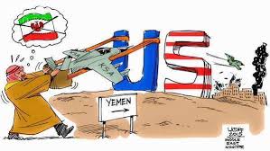 Image result for SAUDI WAR IN YEMEN CARTOON