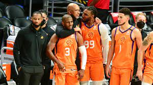 The phoenix suns are an american professional basketball team based in phoenix, arizona.they compete in the national basketball association (nba), as a member of the league's western conference pacific division.the suns are the only team in their division not to be based in california, and play their home games at the phoenix suns arena. Phoenix Suns Finish Off La Clippers In 6 Advance To First Nba Finals Since 1993