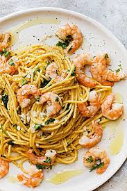 Spaghetti Shrimp Scampi Recipe Yummly Recipe Scampi Recipe Recipes Healthy Recipes