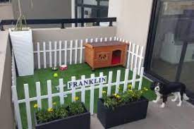 How To Make Apartment Balconies Dog Friendly Apartment Dogs Dog Rooms Dog Area