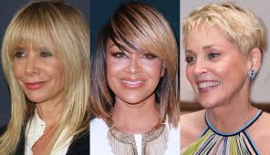 With white or silver color, it will look perfect. 10 Ways To Cut And Wear Bangs For Women Over 50