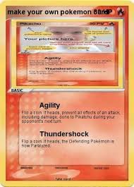 Run analysis again if you make changes to the pokemon. Pokemon Make Your Own Pokemon Card