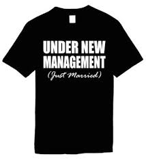 Under New Management T Shirt Bridal Party Shirts Wedding Shirts Groom Shirts
