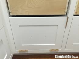 To figure the length of the stiles, take the height of the door and add 1/8 inch. How To Install Cabinet Drawer Fronts Sawdust Girl