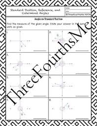Maybe you would like to learn more about one of these? Angles In Standard Position Coterminal Angles And Reference Angles Homework Homework Reference Angles