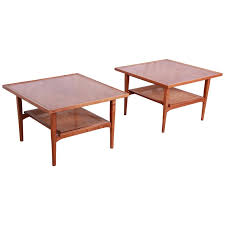 As a guy who doesn't drink a whole lot of coffee, i've built a surprisingly large number of coffee tables. Kipp Stewart For Drexel Declaration Midcentury Walnut And Cane Side Tables At 1stdibs