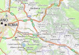 Presentato lazio futuro in corso. Michelin Gallicano Nel Lazio Map Viamichelin