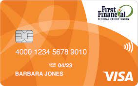 Earn rewards the way you want. Visa Traditional Rewards Credit Card First Financial Federal Credit Union