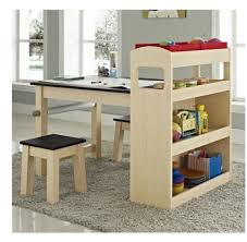 Kids Activity Desk Table Furniture Chair Storage Play Craft Set Art Child Mesas Y Sillas De Ninos Casas Ninos Madera Decorar Habitacion Ninos