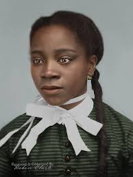 Tintype photograph of a young black American woman