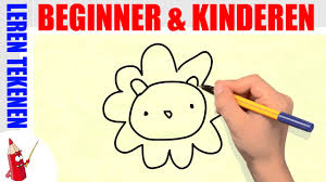 Leeuw Tekenen In 60s Leren Tekenen Voor Beginners En Kinderen Deel 10 Youtube