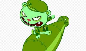 The mole actually has a mole on his face. Nutty Flaky Cuddles Flippy Cro Marmot Happy Tree Friends Png Klipartz