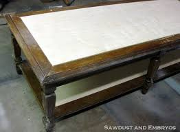 Tutorial Refinishing Furniture With A Wood Grain Stencil Glass Coffee Table Makeover Refinishing Furniture Coffee Table Makeover