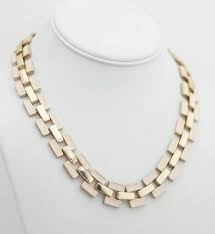 17 5 Quot Thick Gold Chain And Link Necklace 17 5 Inch Necklace Thick Necklace Statement Necklace Chain And Thick Gold Chain Link Necklace Faux Pearl Necklace