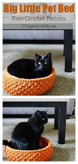 While i love animals of all kinds, i just never had an interest in owning a cat. Pet Cat Bed Free Crochet Pattern Cool Creativities