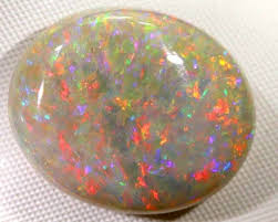 Quality Fiery White Opal 19 60 Cts Y 15 Gem Drawing Opal Auctions Opal